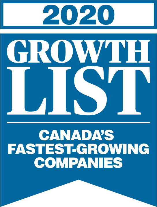 202 Growth List Badge for Canada's Fastest-Growing Companies